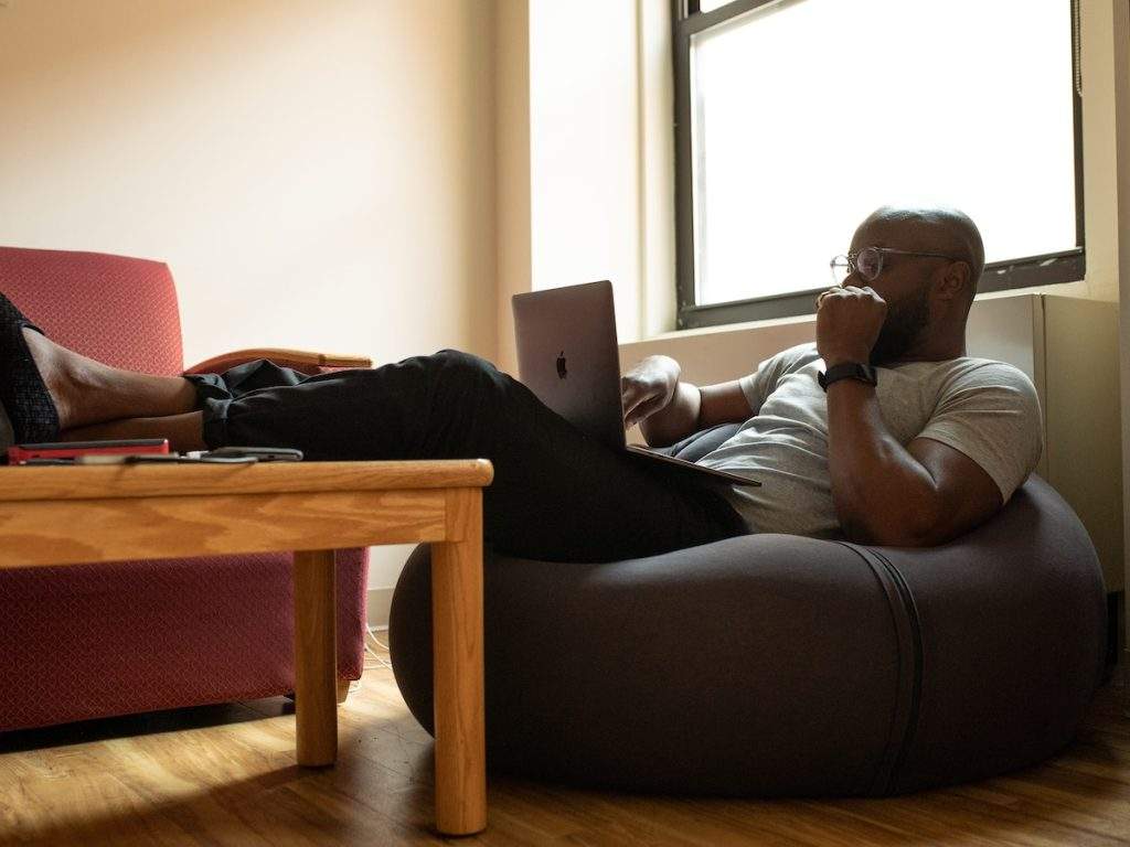 Is a leather bean bag chair comfortable